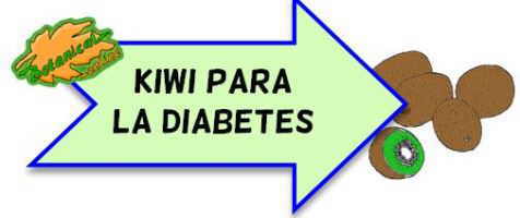 kiwi para la diabetes